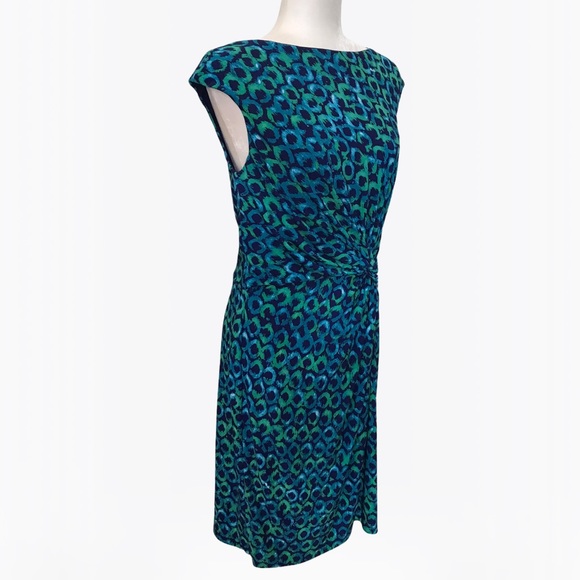Ralph Lauren Sheath Print Women’s Midi Dress - 12 - Picture 5 of 16